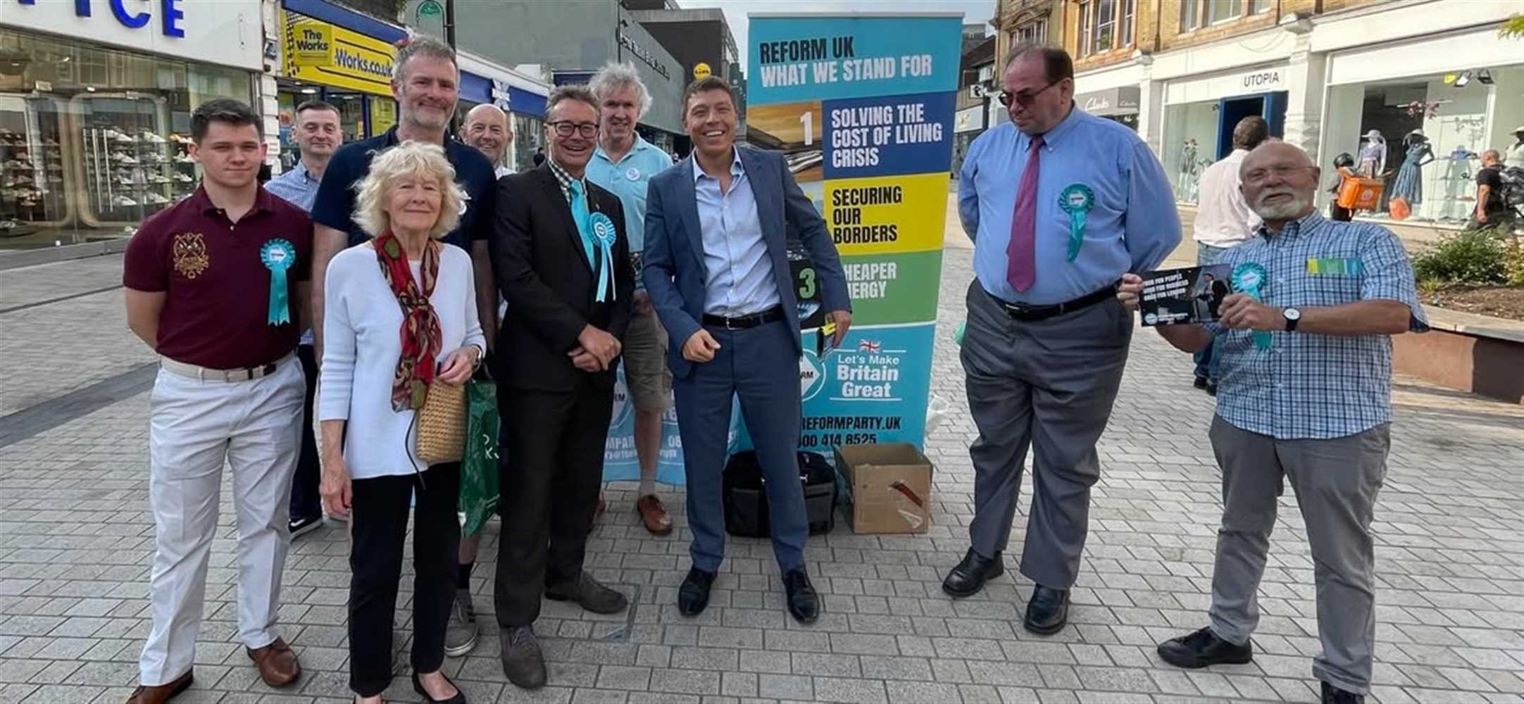 Our first street stall in Bromley High Street