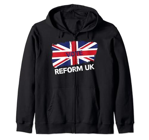 Reform Uk Party T-shirt Zip Hoodie