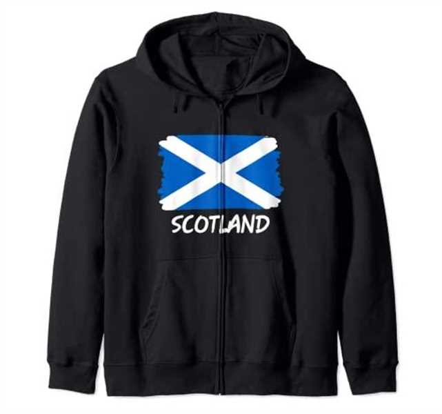 Scotland Flag Scottish flag Zip Hoodie