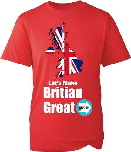 Reform UK T-Shirt, UK Elections Make's Britain Great, Save Britain, UK Political Party