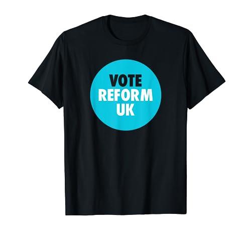 Vote Reform UK T-Shirt, Reform Party Support TShirt