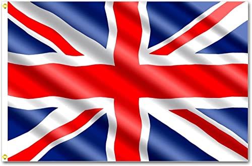 Large 8x5FT Union Jack Flag Britain National Flag New King Charles III Coronation