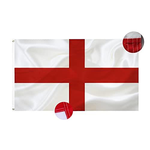 England flag British Flag 3x5FT -(90x150cm) Sewn Stripes Outdoors Indoors St George's Cross flag United Kingdom flag