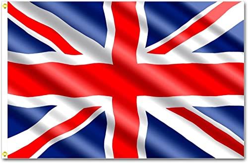 Large 5ft x 3ft Union Jack Flag Britain National Flag New King Charles Coronation Celebration