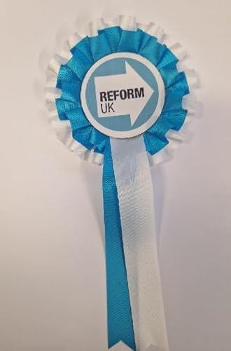 Reform Blue Rosette 2 Tier Political Party Logo 24.5cm