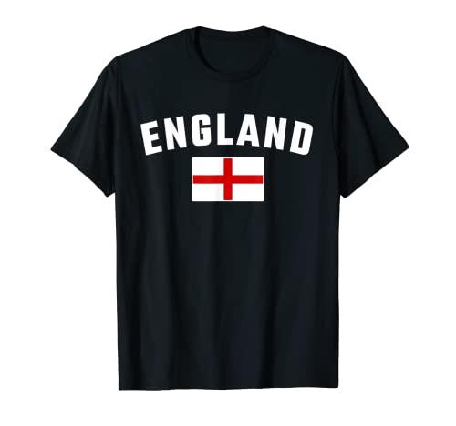 ENGLAND with England Flag, Men, Women, Kids Football T-Shirt