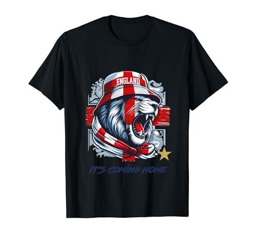 England "It's Coming Home" Lion Roar Euro Football T-Shirt