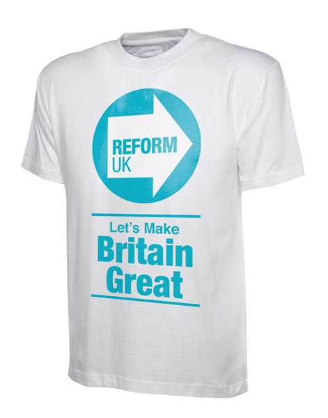 Reform Uk T Shirt