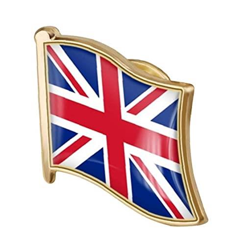 Union Jack Badge Metal United Kingdom Flag Lapel Pin Uk Flag Union Jack British Patriotic British Badges