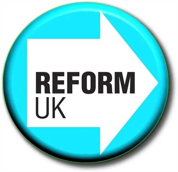 Reform UK Party Button Badge