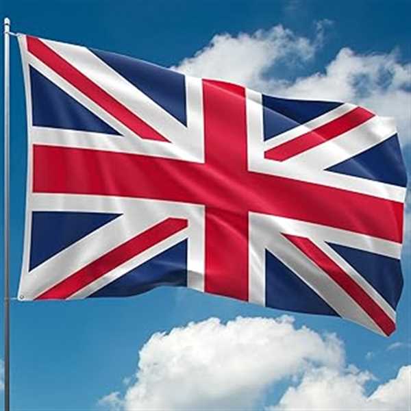 British Union Jack Flag - 5ft x 3ft Double Sided Print, Double Seam, 2 Brass Eyelets