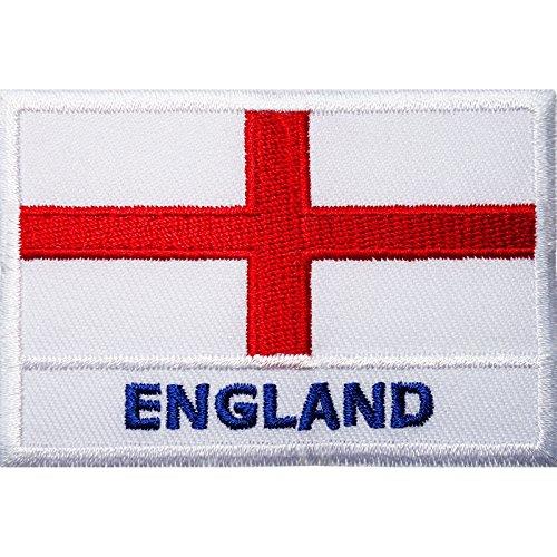 England Flag Embroidered Patch - Iron-On/Sew-On UK Badge