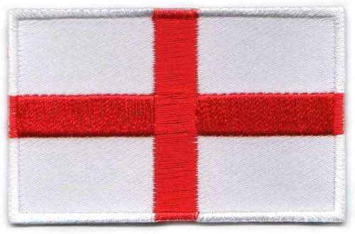 St. George England Flag Patch - Embroidered Sew-On/Iron-On Badge