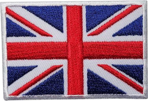 Union Jack Flag Patch - Embroidered Sew-On/Iron-On Badge