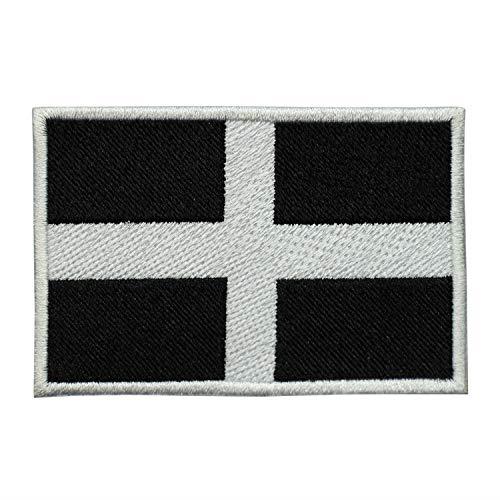 Cornwall County Flag Patch - Embroidered Iron-On/Sew-On Badge