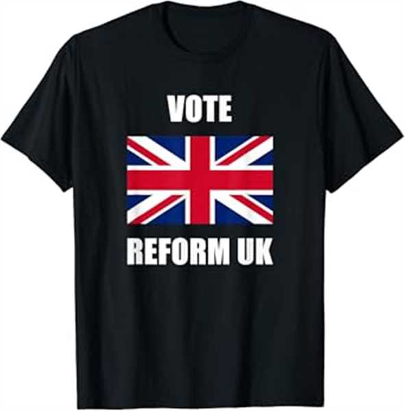 Reform UK Supporter T-Shirt – Vote Reform UK