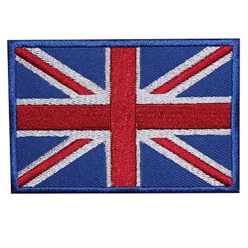 United Kingdom Flag Patch - Embroidered Iron-On/Sew-On Badge