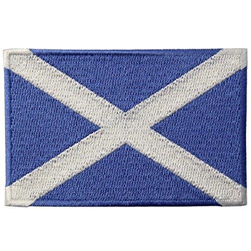 Scotland Flag Embroidered Patch - Iron-On/Sew-On Scottish National Emblem