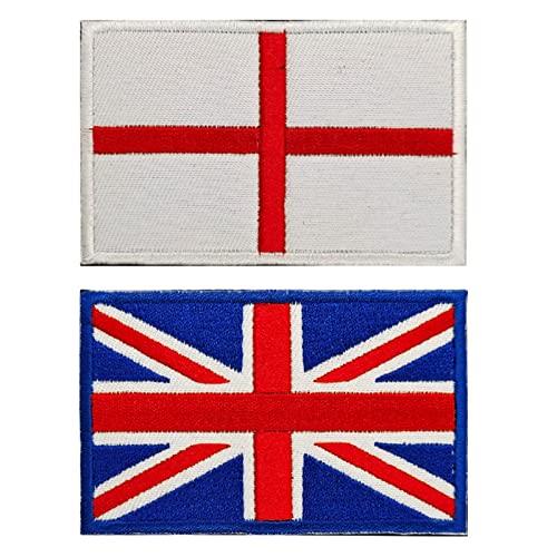 Union Jack Patch - Thin Blue Line Velcro Patch for Clothing & Backpacks