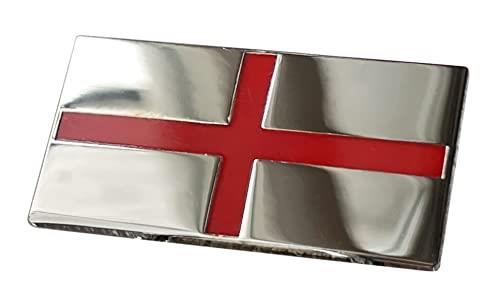 England Flag Lapel Pin Badge - Small Silver