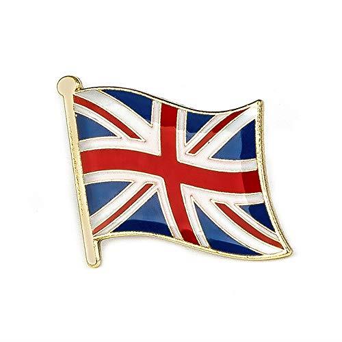 Union Jack Britain British English UK Flag Lapel Pin Badge - Panda Loco