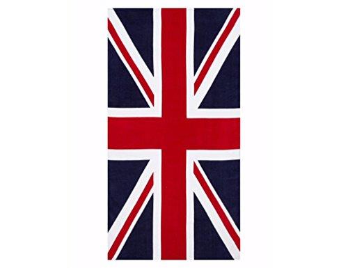 100% Cotton Union Jack British Flag Printed Beach Towel