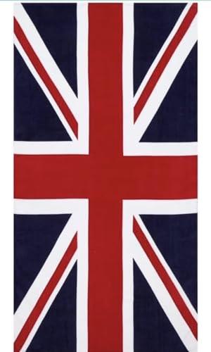 Union Jack Beach Towel, British Flag Bath Towel, 152 cm x 203 cm (60 in x 80 in)