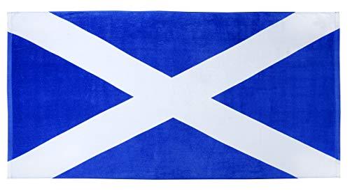 Union Jack & Scotland St Andrews Flag Cotton Beach Towel