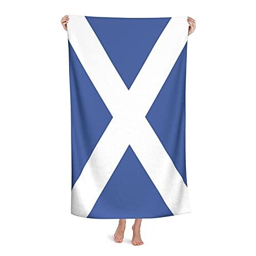 Scottish Flag Beach Towel – Large Microfiber Quick Dry 80x130cm