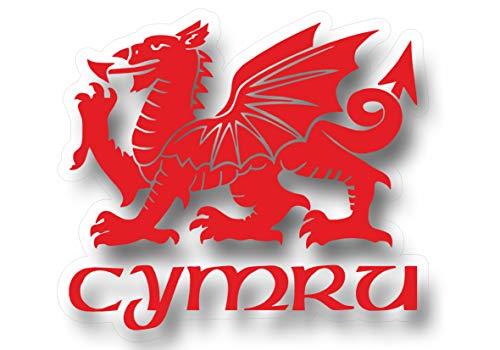 Cymru Draig Ddraig Goch Welsh Dragon Decal Caravan Motorhome Boat Car Sticker