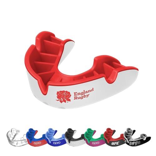 Silver Level England Rugby Mouthguard - Adult & Kids with Case