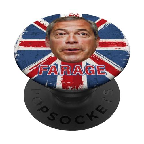 Nigel Farage - British Politician of Reform UK, Brexit Party PopSockets Swappable PopGrip