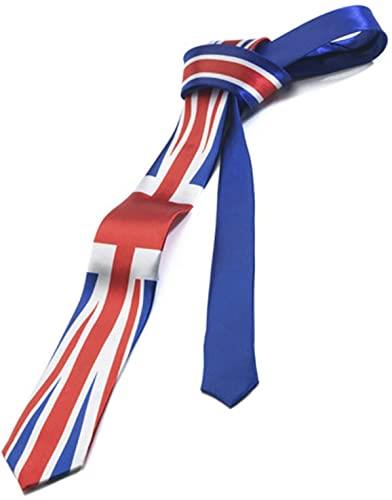 Robelli Union Jack Party Supplies - (Flags/Bunting/Accessories) (Union Jack Neck Tie, Multi)