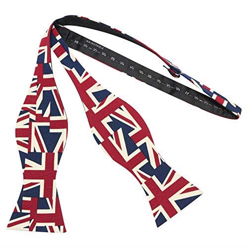 King & Priory Union Jack Self-Tie Bow Tie, Great Britain