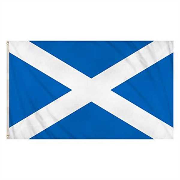 St Andrew’s Flag Scotland Scottish UK Flag 5ft x 3ft with Eyelets