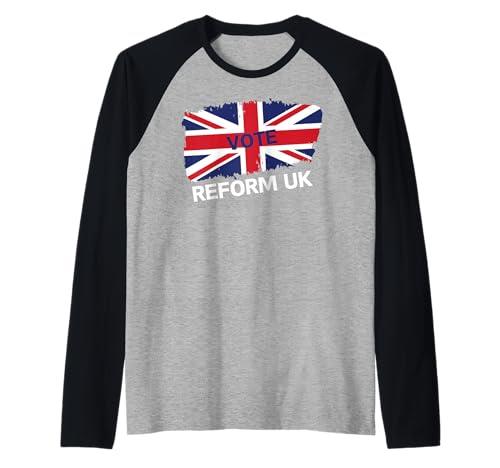 Reform UK Party Raglan Baseball Tee - Political Support TShirt