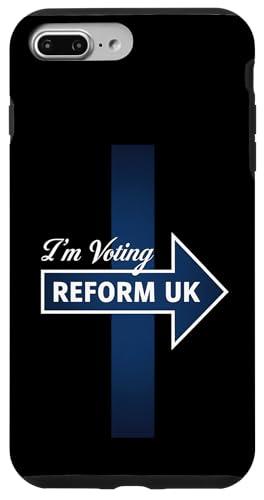 iPhone 7 Plus/8 Plus I'm voting Reform UK on 4th July Election Day Reform UK Mobile Phone case