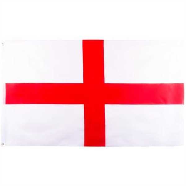 5x3ft Large England Flag St Georges Flag, Big England flag with Eyelets