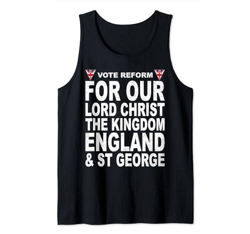 For Our Lord Christ The Kingdom England & St George Bunting Tank Top