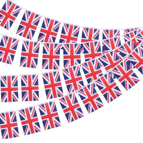 30 Pcs Union Jack Bunting Flags - King Charles Coronation Decor