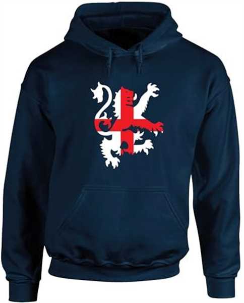 England flag unisex Hoodie hooded top Navy Blue