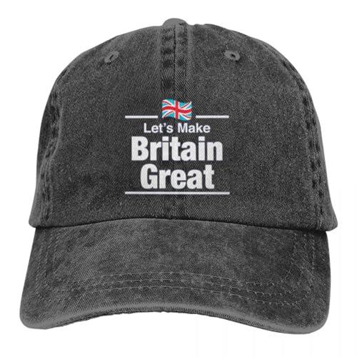 QIYAEUA Printed Cap Reform UK - Let's Make Britain Great Young Outdoors A Baseball Cap Gift