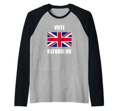 Vote Reform UK Raglan Baseball Tee