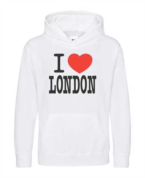 I Love London Hoodie Capital of England Country Love Great Britain United Kingdom Souvenir Quality Printed Hooded