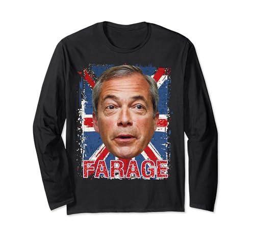 Nigel Farage - Reform UK and Brexit Party Long Sleeve T-Shirt