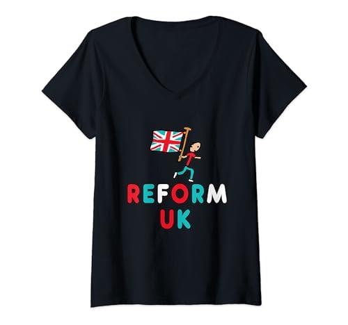 Reform UK V-Neck T-Shirt