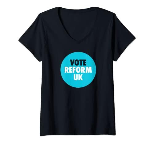 Womens Vote Reform UK V-Neck TShirt