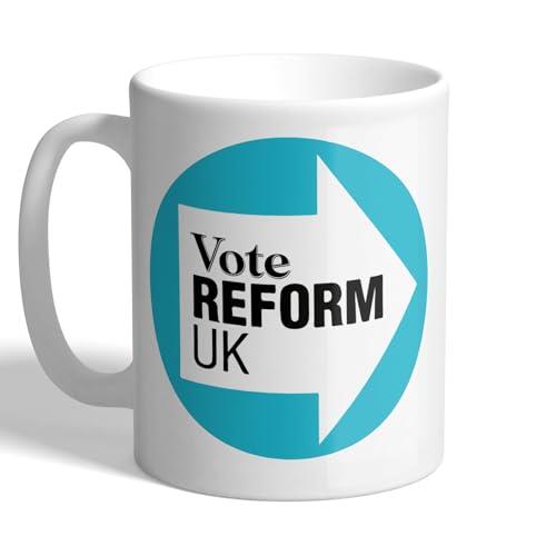 I Love Mugs - Vote Reform UK - Nigel Farage - Reform Party Mug, Ceramic, 11fl.oz.