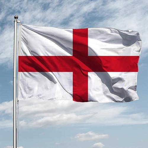 England Large Flag, St George Cross Flag 3FT x 5FT, One Flag 90cm x 150cm