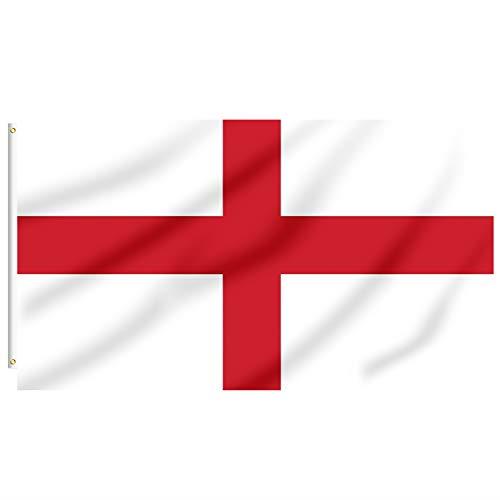 England Flag 8 ft x 5 ft 240x150cm Large St Georges Flag  with Brass Grommets